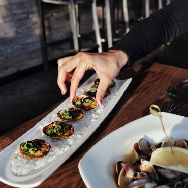 Chef Xinh's Pan Fried Oysters  Taylor Shellfish Farms, Seattle WA